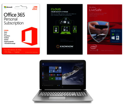HP Pavilion 15.6 Laptop with Software Bundle - White HP Pavilion 15.6 Laptop with Software Bundle - White